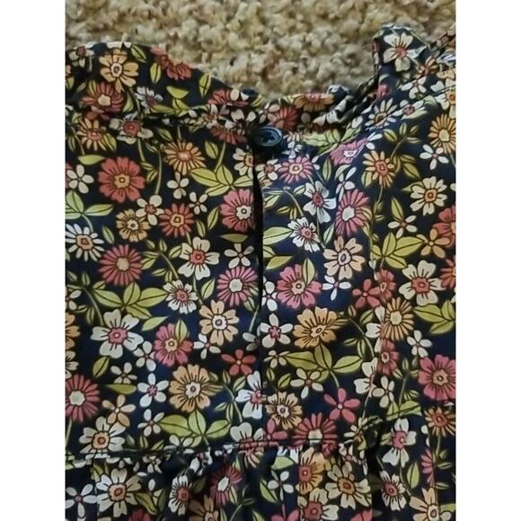 J Crew Womens Size Small Smocked Puff Sleeve Blouse Cotton Poplin Top Floral - Picture 10 of 11